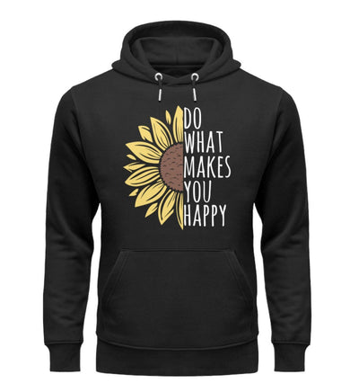 What makes you happy - Premium Bio Hoodie - GARTENFAN